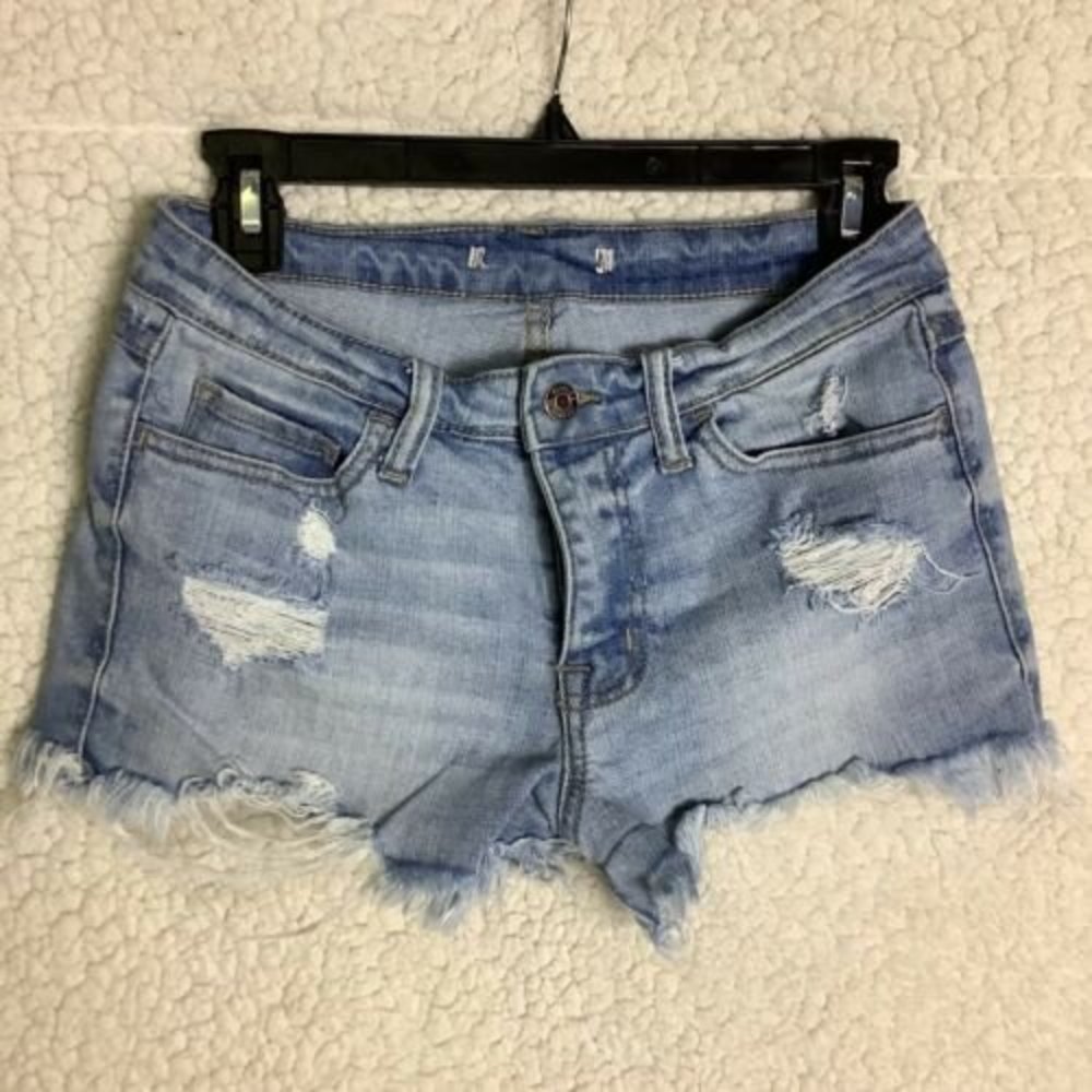 Women's Klique B Shorty Shorts Has 2% Spandex | Distressed | Size 27 | EUC